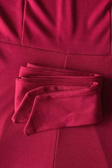 Mock Neck Tie-Waist Half Sleeve Jumpsuit - Trendsi - Flyclothing LLC