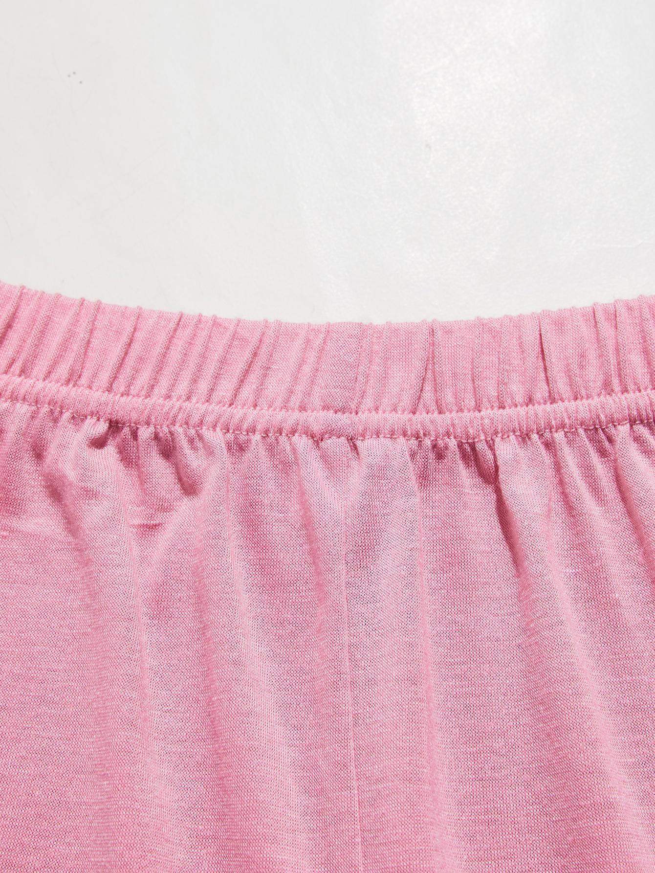 V-Neck Lace Trim Slit Cami and Pants Pajama Set - Trendsi - Flyclothing LLC