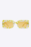 Tortoiseshell Rectangle Polycarbonate Sunglasses - Trendsi - Flyclothing LLC