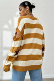 Star Pattern V-Neck Cutout Sweater - Trendsi - Flyclothing LLC