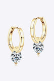 2 Carat Moissanite 925 Sterling Silver Drop Earrings - Trendsi - Flyclothing LLC