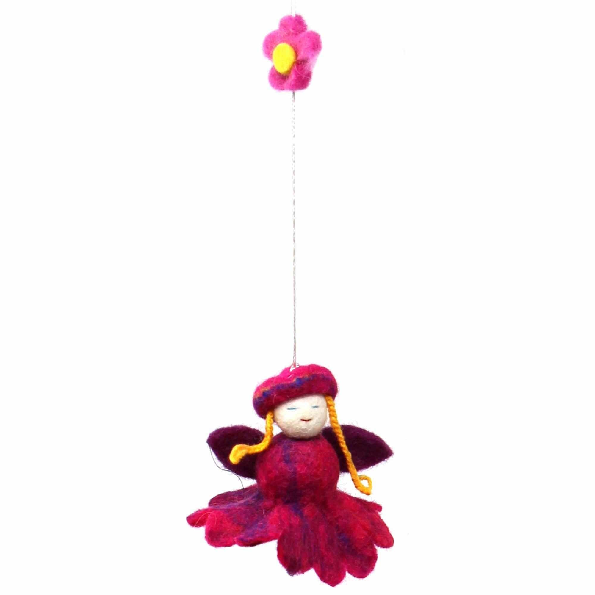 Felt Flower Fairy Mobile - Global Groove - Global Groove