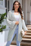 Open Front Longline Cardigan - Trendsi - Flyclothing LLC