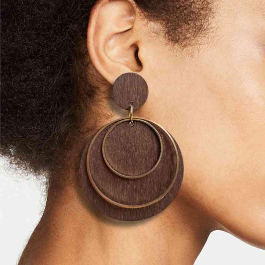 Geometric Drop Earrings - Trendsi