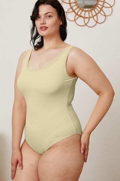 Basic Bae Full Size Square Neck Sleeveless Bodysuit - Trendsi - Flyclothing LLC