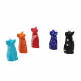Soapstone Tiny Dogs - Assorted Pack of 5 Colors - SMOLArt - Flyclothing LLC