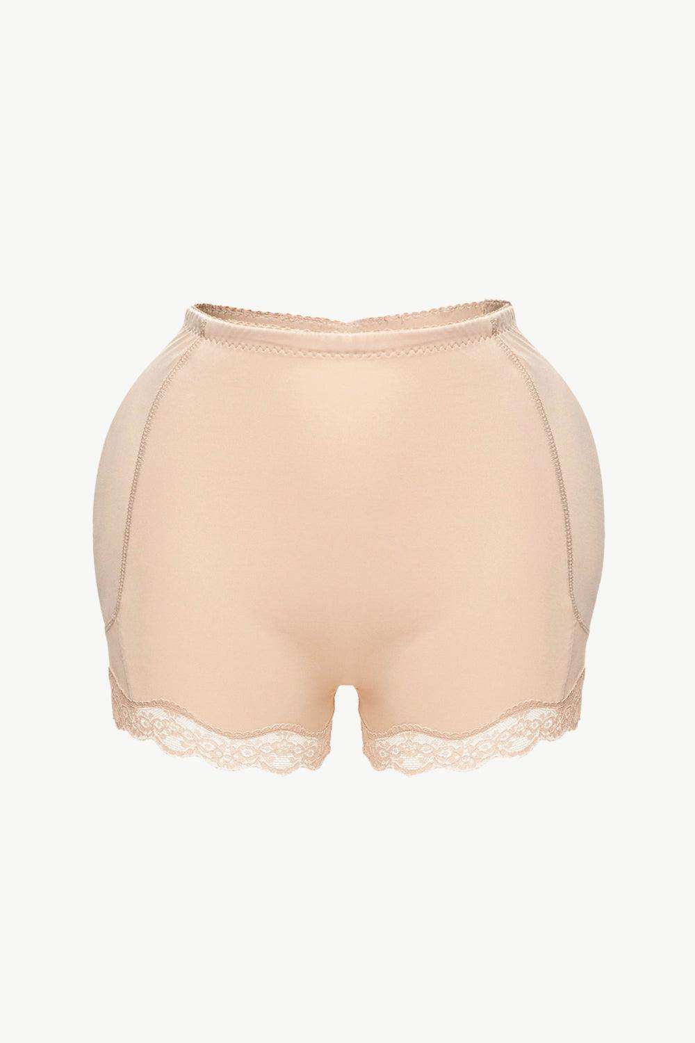 Full Size Lace Trim Shaping Shorts - Trendsi - Flyclothing LLC