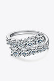 Moissanite 925 Sterling Silver Ring - Trendsi