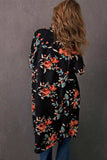 Printed Open Front Longline Cardigan - Trendsi - Flyclothing LLC