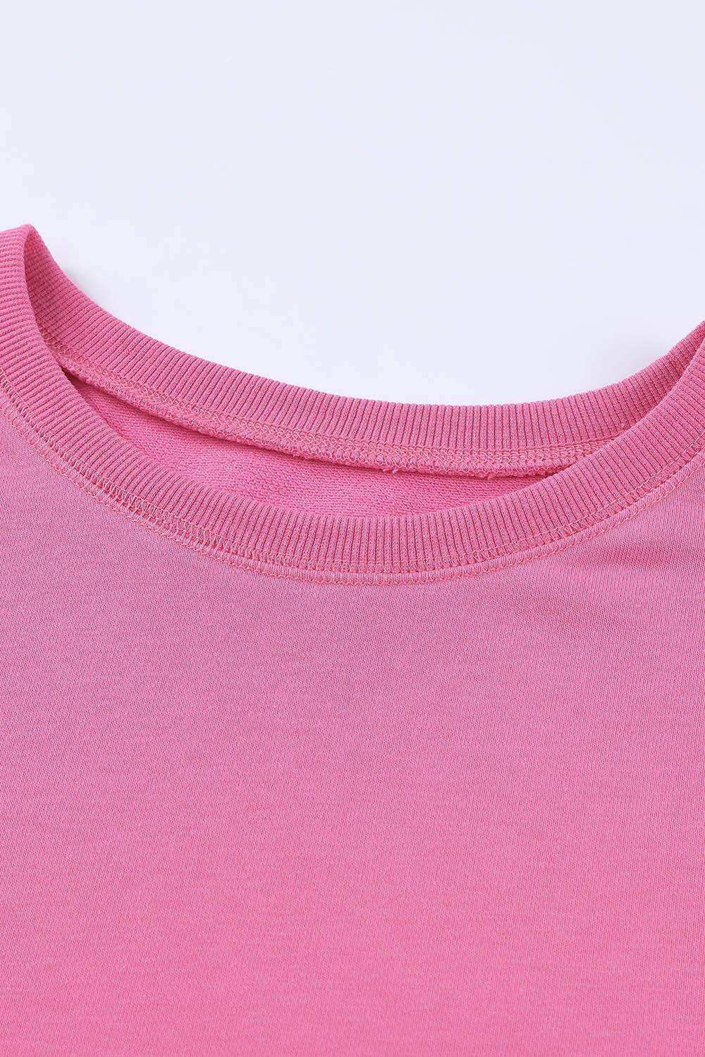 Side Slit Drop Shoulder Sweatshirt - Trendsi - Flyclothing LLC