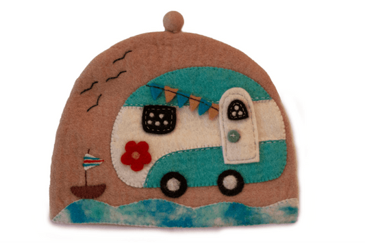 Hand Crafted Felt: Camper Van Tea Cozy - Global Groove Direct