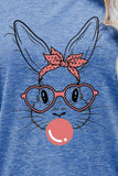 Easter Bunny Graphic Round Neck T-Shirt - Trendsi