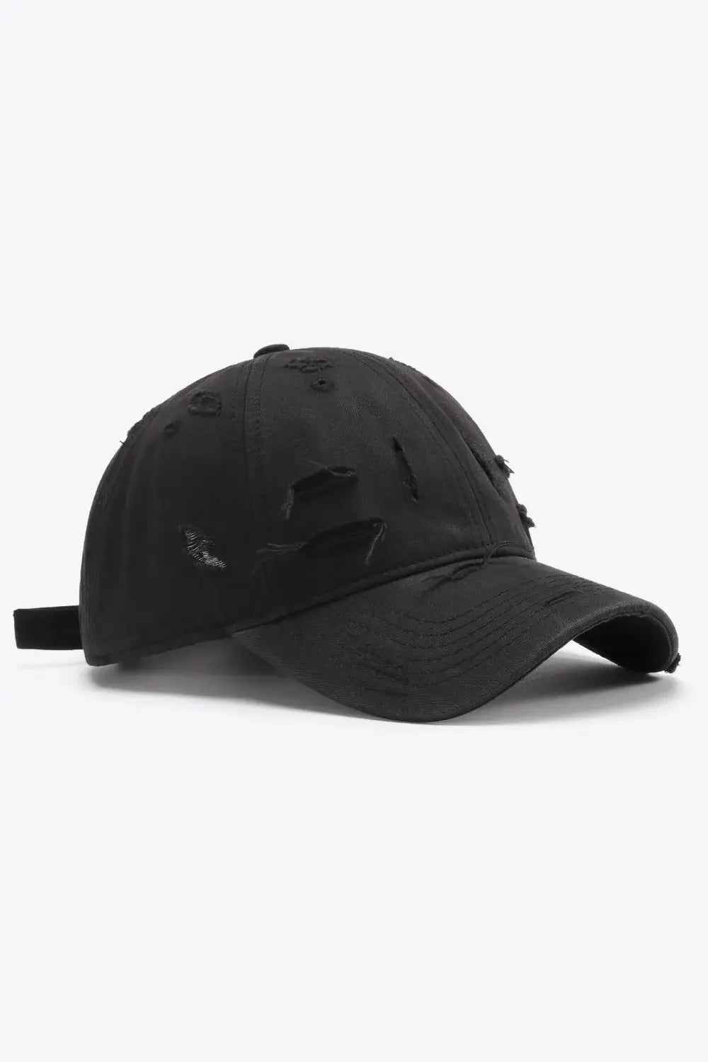 Distressed Adjustable Baseball Cap - Trendsi - Flyclothing LLC