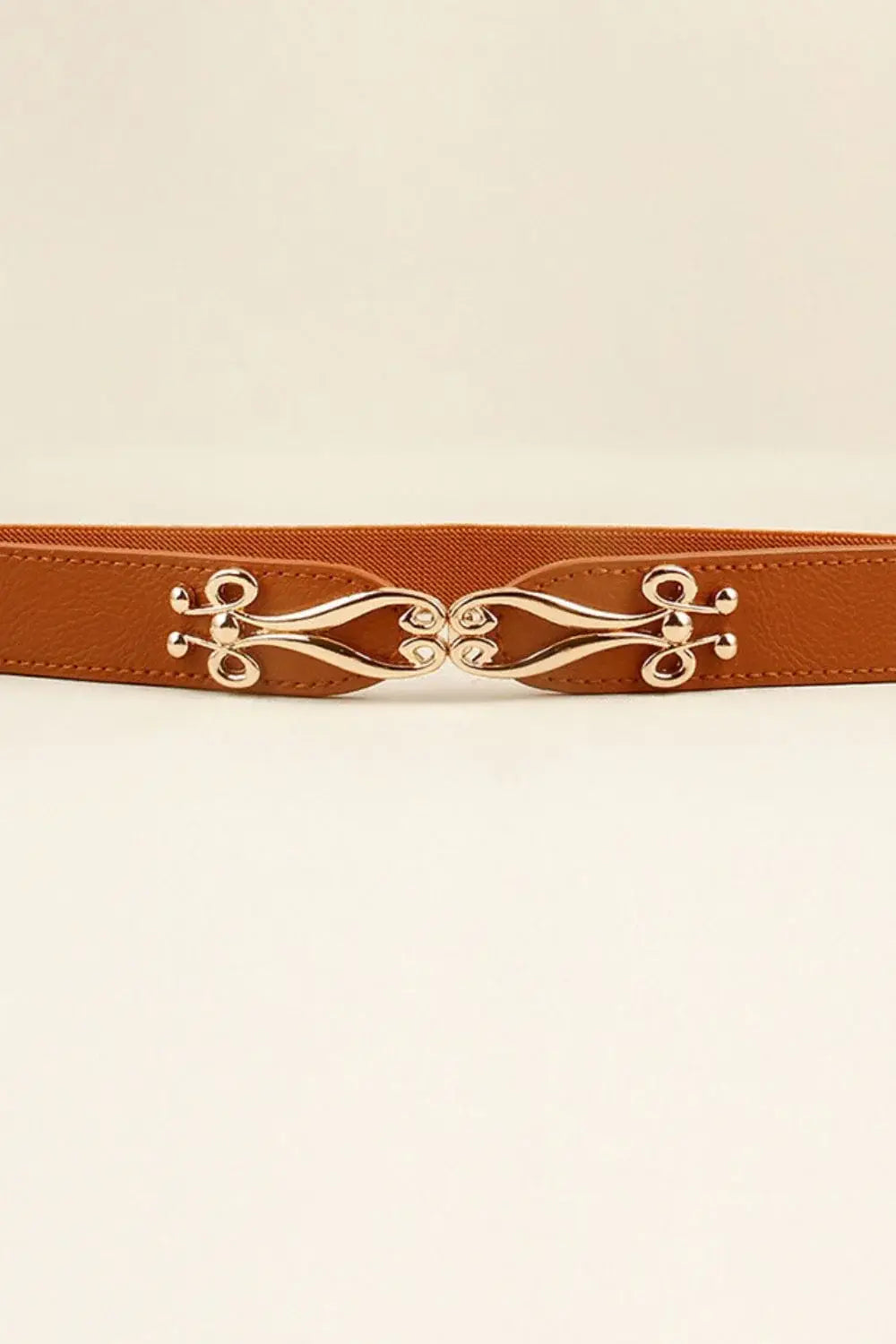 Alloy Buckle Elastic Belt - Trendsi - Flyclothing LLC