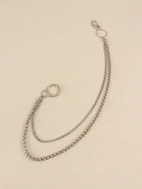 Double-Layered Metal Chain Belt - Trendsi - Flyclothing LLC