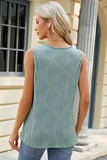 Round Neck Wide Strap Tank - Trendsi - Flyclothing LLC