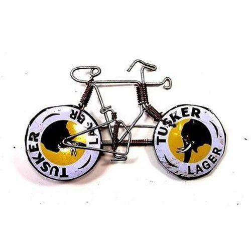 Wire Bicycle Pin with Tusker Wheels - Creative Alternatives - Flyclothing LLC