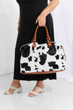Animal Print Plush Weekender Bag - Trendsi
