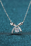 Moissanite 925 Sterling Silver Necklace - Trendsi