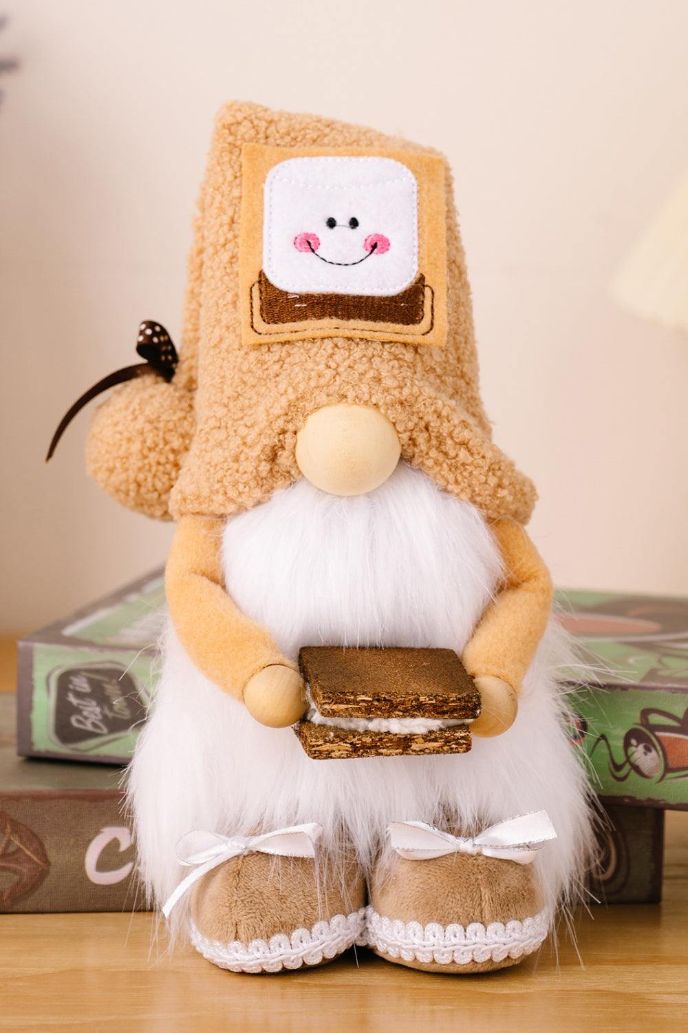 Mother's Day Pom-Pom Trim Faceless Gnome - Trendsi