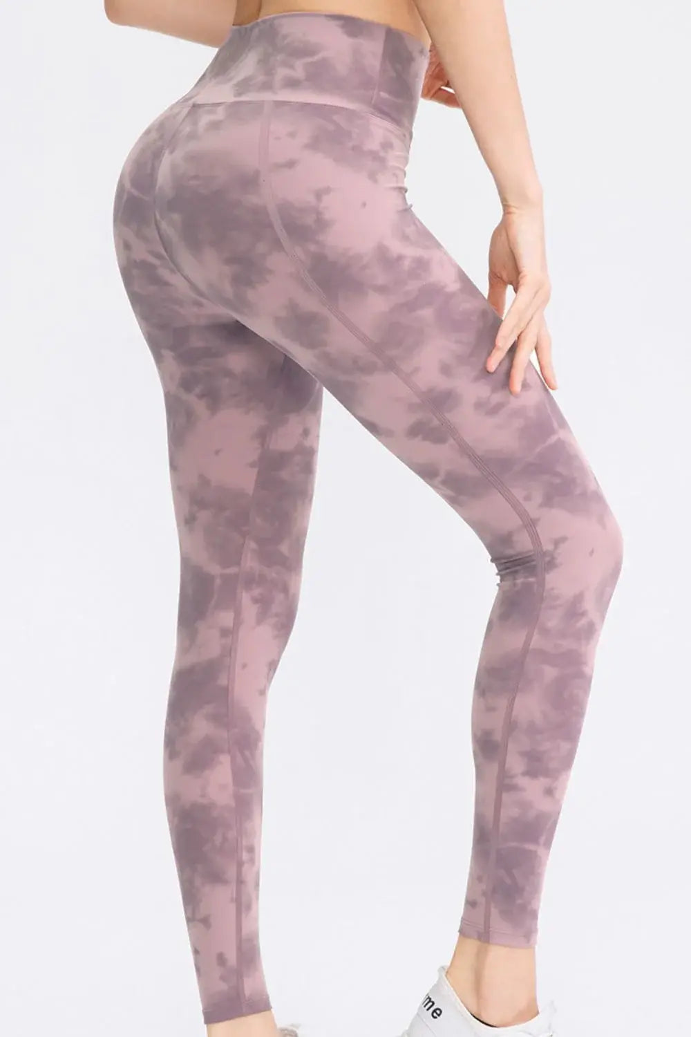 Wide Waistband Slim Fit Long Sports Pants - Trendsi - Flyclothing LLC