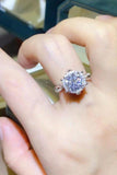 2 Carat Moissanite 925 Sterling Silver Ring - Trendsi