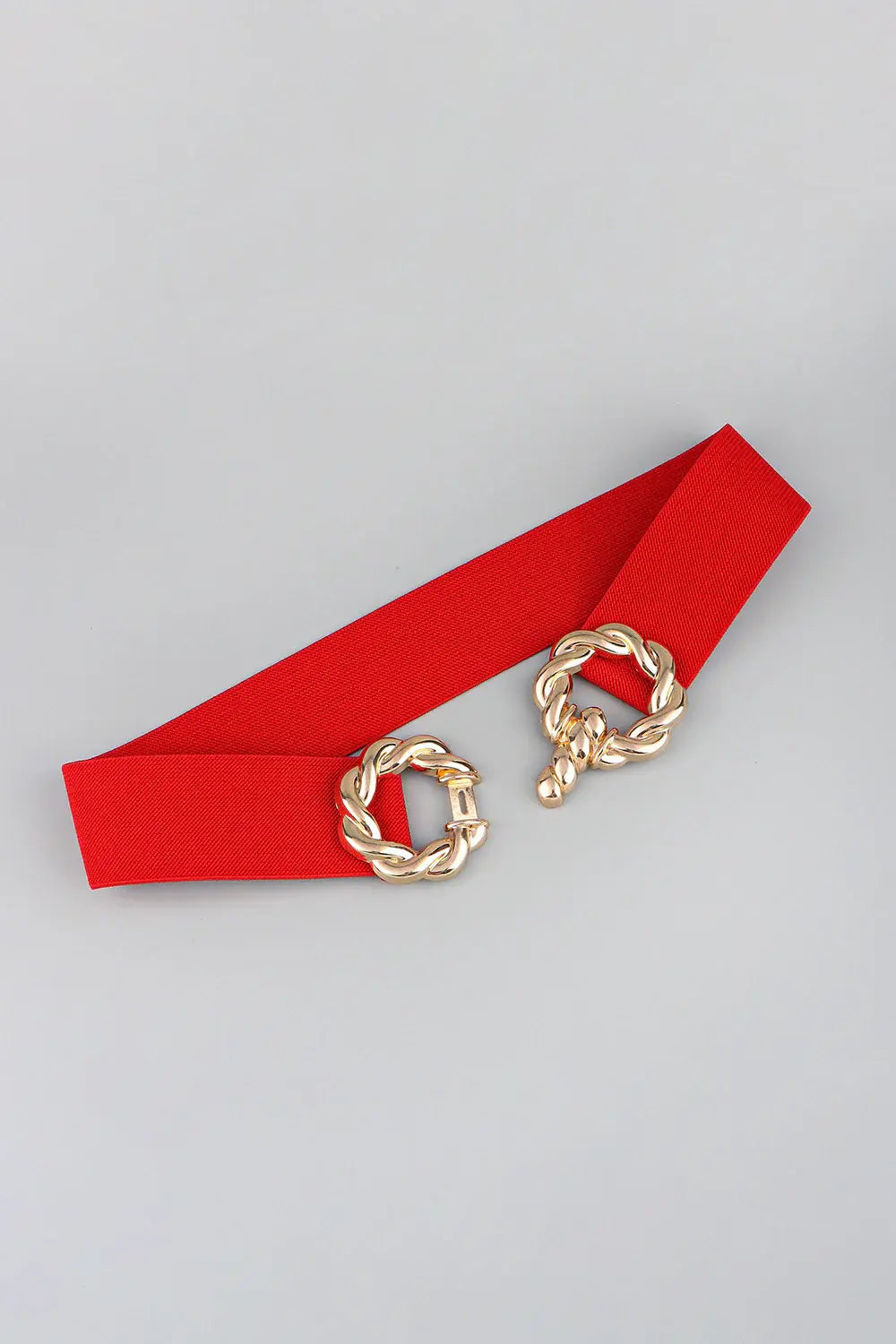 Zinc Alloy Buckle Elastic Belt - Trendsi - Flyclothing LLC
