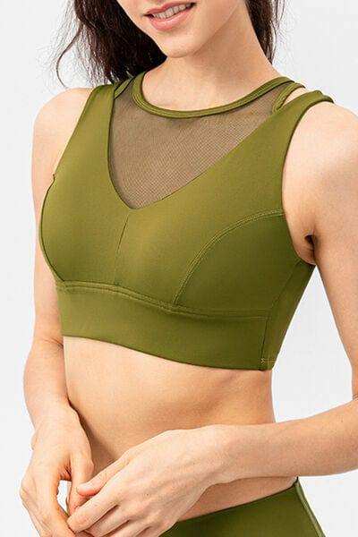 Cutout Wide Strap Active Tank - Trendsi - Flyclothing LLC