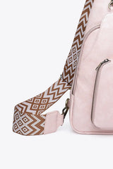 Take A Trip PU Leather Sling Bag - Trendsi - Flyclothing LLC