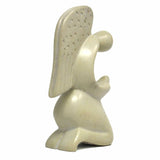 Praying Angel Soapstone Sculpture - Natural Stone - SMOLArt - Flyclothing LLC