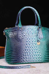 Gradient PU Leather Handbag - Trendsi - Flyclothing LLC