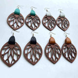 Leaf Drop Earrings - Trendsi - Flyclothing LLC