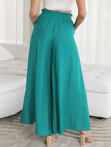 Drawstring Waist Wide Leg Pants - Trendsi - Flyclothing LLC