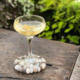 Hand Crafted Felt Ball Coasters from Nepal: 4-pack, Multicolor Greys - Global Groove (T) - Global Groove - Flyclothing LLC