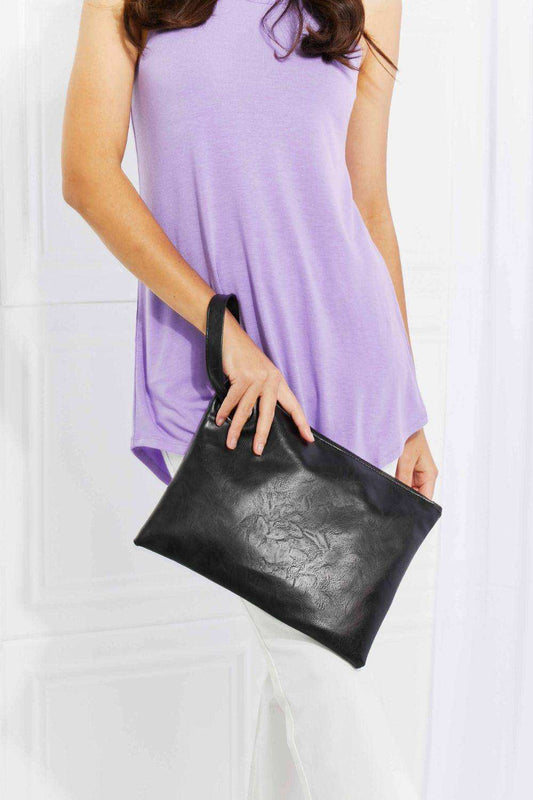 Looking At You PU Leather Wristlet - Trendsi - Flyclothing LLC
