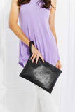 Looking At You PU Leather Wristlet - Trendsi