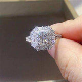 1 Carat Moissanite 925 Sterling Silver Ring - Trendsi - Flyclothing LLC