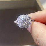 1 Carat Moissanite 925 Sterling Silver Ring - Trendsi
