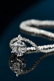 1 Carat Moissanite 925 Sterling Silver Necklace - Trendsi