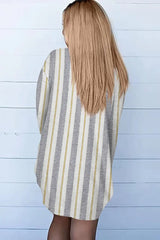 Printed Long Sleeve Cardigan - Trendsi - Flyclothing LLC
