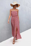 Strapless Split Maxi Dress - Trendsi - Flyclothing LLC