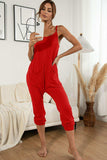 Spaghetti Strap Pocket Jumpsuit - Trendsi - Flyclothing LLC
