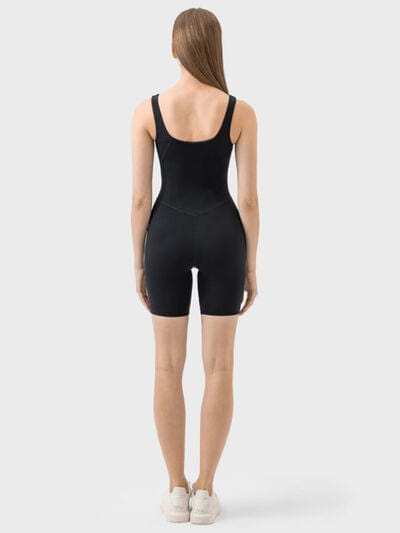 Wide Strap Active Romper - Trendsi - Flyclothing LLC