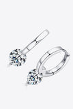 2 Carat Moissanite 925 Sterling Silver Drop Earrings - Trendsi
