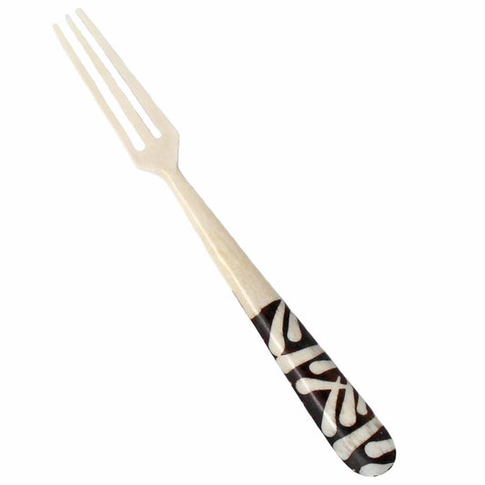 Long Batik Bone Appetizer Forks, Set of 2 - Jedando