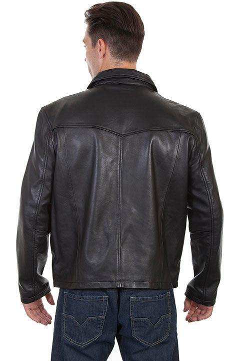 Scully BLACK /SOFT TOUCH LAMB WESTERN YOKE/CONCEALED JACKET - Scully Leather - Flyclothing LLC