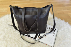 Kiko Leather Journalist Tote - Kiko