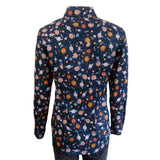 Rockmount Clothing Womens Solar System Print Western Shirt In Navy - Rockmount Clothing
