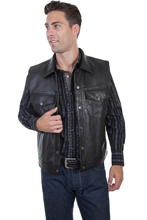 Scully BLACK /SOFT TOUCH LAMB JEAN/CONCEALED VEST - Flyclothing LLC