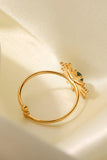 Natural Stone Sun Shape Open Ring - Trendsi